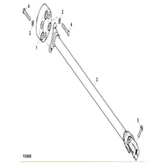 John Deere X948 - PC13378 - Driveshaft - ST906803