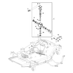 John Deere X948 - PC13378 - Gear Case (070001 - ) - ST948314