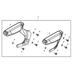 John Deere X949 - PC13379 - Adjustable Armrest - ST900665