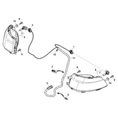 John Deere X949 - PC13379 - Headlight - ST905660
