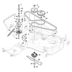 John Deere X949 - PC13379 - Belt Drive - ST905757