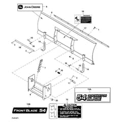 John Deere X949 - PC13379 - Front Blade - ST905791