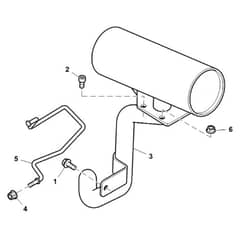 John Deere X949 - PC13379 - Muffler - ST905860
