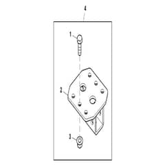John Deere X949 - PC13379 - Rear Receiver - ST906124