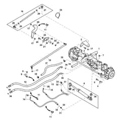 John Deere X949 - PC13379 - Front Axle - ST906566