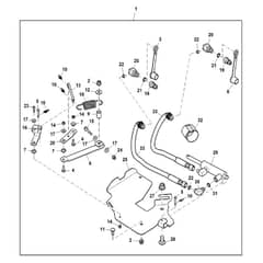 John Deere X949 - PC13379 - Hydraulic Mulch (070001 - ) - ST942727