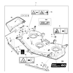 John Deere X949 - PC13379 - Mower Deck (070001 - ) - ST954661