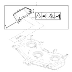 John Deere X949 - PC13379 - Discharge Chute - ST982714