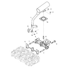 John Deere X950R - PC11965 - Muffler - ST762335