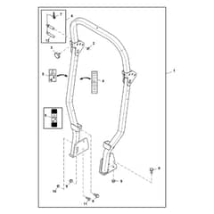 John Deere X950R - PC11965 - Rops (020001 - ) - ST762480