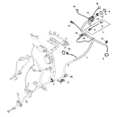 John Deere X950R - PC11965 - Chassis Wiring (2/2) ( - 030000) - ST767858