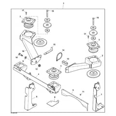 John Deere X950R - PC11965 - Cab Mounting - ST809687