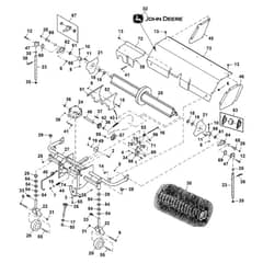 John Deere X950R - PC11965 - Rotary Broom (1/2) - ST907327