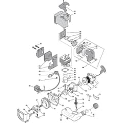 XB 26 J - 2010-2011 - 280720103/MBR - Castel Garden Brushcutter Engine Diagram