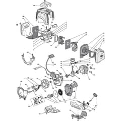 XB 29 DS - 2010-2012 - 281421003/09 - Castel Garden Brushcutter Engine Diagram