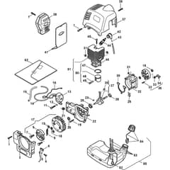 XB 31 - 2007 - 283120003/04 - Castel Garden Brushcutter Engine Diagram