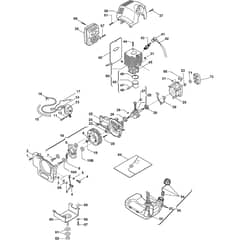 XB 45 FP - 2009 - 284622003/05 - Castel Garden Brushcutter Engine Diagram