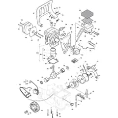 XC 242 - 2012 - 244315003/11 - Castel Garden Chainsaw Engine Diagram