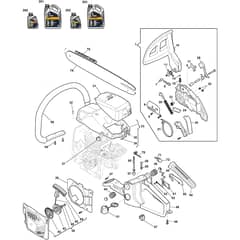 XC 246 - 2012 - 204518003/11 - Castel Garden Chainsaw Housing Diagram