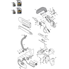 XC 27 PC - 2010-2012 - 223010103/06 - Castel Garden Chainsaw Housing Diagram