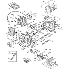 XC 35 P - 2005 - 222812003/04 - Castel Garden Chainsaw Engine Diagram
