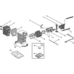 XC 39 - 2007 - 222716003/07 - Castel Garden Chainsaw Carburettor Diagram