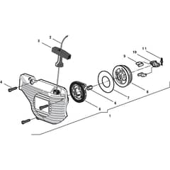 XC 39 - 2006 - 222716003/GI - Castel Garden Chainsaw Starter Diagram