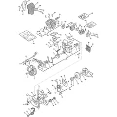 XC 42 - 2007 - 224216003/07 - Castel Garden Chainsaw Engine Diagram