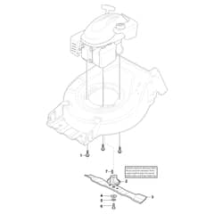XC 48 - 2022-2025 - 2L0481043/C22 - Castel Garden Rotary Mower Blade Diagram