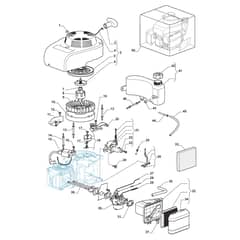 XC 48 GW4 - 2013-2015 - 295495843/C13 - Castel Garden Rotary Mower Engine - ST. WBE0702 Diagram
