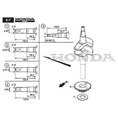 XC 48 HS - 2024-2025 - 2L0482833/C24 - Castel Garden Rotary Mower Crankshaft Diagram