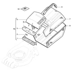 XC 48 SW - 2019-2021 - 295496843/C19 - Castel Garden Rotary Mower Grass Catcher Diagram