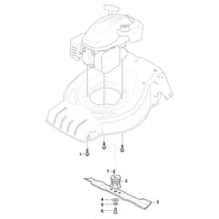 XC 53 HSW - 2020-2021 - 295546833/C20 - Castel Garden Rotary Mower Blade Diagram