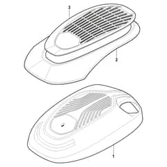 XC 53 HSW - 2020-2021 - 295546833/C20 - Castel Garden Rotary Mower Engine Cover Diagram