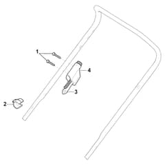 XC 53 SE - 2024-2025 - 2L0536543/C24 - Castel Garden Rotary Mower Electric Start Controls Diagram