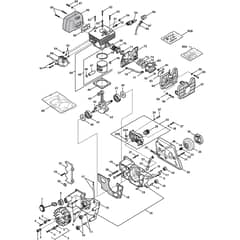 XC 66 - 2006 - 226220003/04 - Castel Garden Chainsaw Engine Diagram