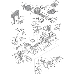XC 68 - 2010-2011 - 226820003/05Z - Castel Garden Chainsaw Engine Diagram