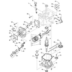 XDC 140 - 2022-2025 - 2T2010473/C22 - Castel Garden Ride On Mower Crankshaft Diagram