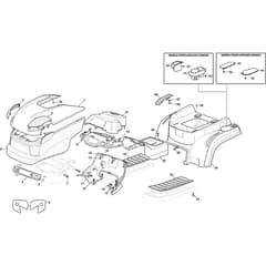 XDC 140 HDG - 2015 - 2T2110473/14 - Castel Garden Ride On Mower Body Diagram