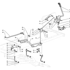 XDC 140 HDG - 2015 - 2T2110473/14 - Castel Garden Ride On Mower Deck Lifting Diagram