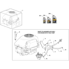 XDC 150 HD - 2022-2025 - 2T2100473/C22 - Castel Garden Ride On Mower Fuel Pump Diagram