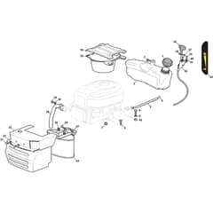 XDL 210 HD - 2016-2019 - 2T1230273/15 - Castel Garden Ride On Mower Engine Diagram