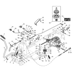 Cobra XE966HDB - Tractor Transmission and Gearbox Diagram
