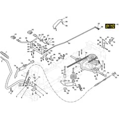 XE 966 HD - 2021-2025 - 2T0070473/C21 - Castel Garden Ride On Mower Transmission Diagram