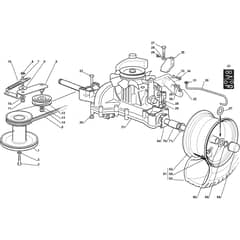 XF 135 HD - 2011-2012 - 2T0210373/10 - Castel Garden Ride On Mower Transmission Diagram