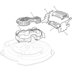XF 135 HD - 2020-2021 - 2T0210473/C20 - Castel Garden Ride On Mower Deck Guards Diagram