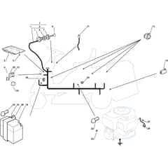 XF 140 - 2011-2012 - 2T0110273/10 - Castel Garden Ride On Mower Electric Parts Diagram