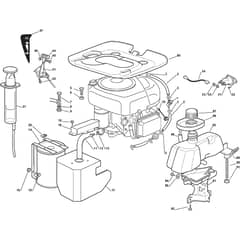 XF 140 - 2011-2012 - 2T0110273/10 - Castel Garden Ride On Mower Engine Diagram