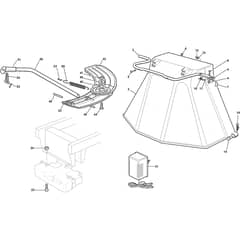 XF 140 - 2011-2012 - 2T0110273/10 - Castel Garden Ride On Mower Optionals Diagram