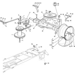 XF 140 - 2019-2020 - 2T0120273/C19 - Castel Garden Ride On Mower Transmission Diagram